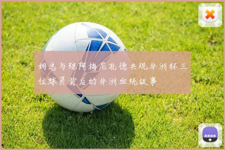 姆总与琼阿梅尼孔德共观非洲杯三位球员背后的非洲血统故事